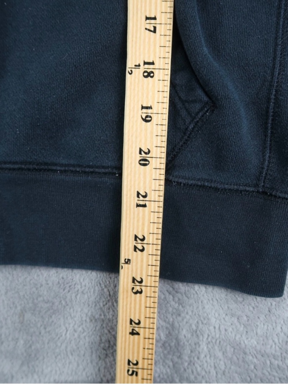 Ralph Lauren Sport Black Zip Hoodie Pockets Polo Pony Logo Womens Large Vintage - Picture 7 of 10